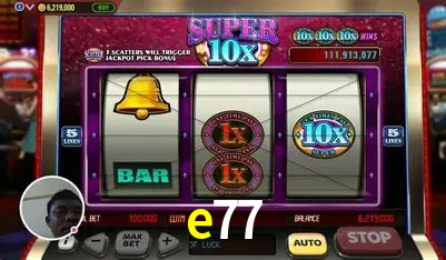 Variedade de jogos na e77
